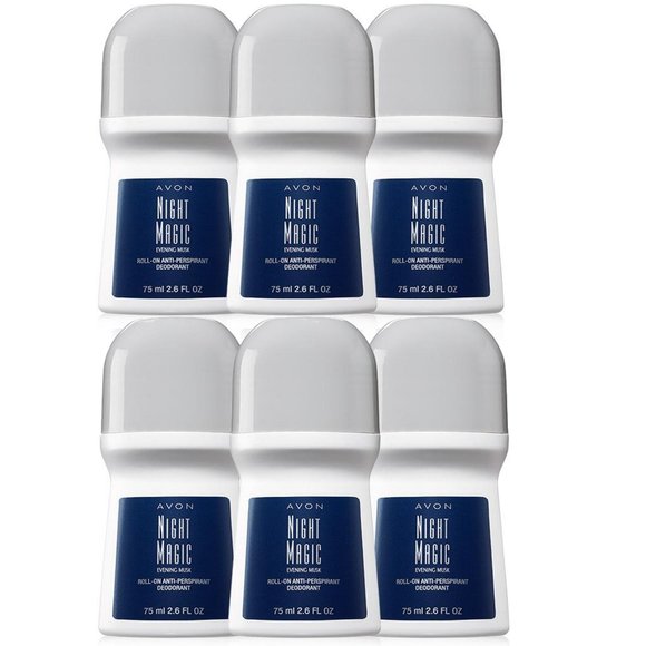 Avon Bath & Body Avon Night Magic Six Pack Rollon Antiperspirant Deodorant Set Poshmark